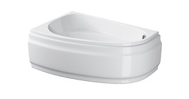 Asymmetric bathtubs