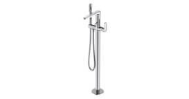 Freestanding bathshower faucets