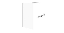 Shower enclosures with linear drains