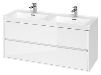 SET B284 CREA 120 WHITE (CABINET+WASHBASIN)