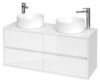 CREA 120 WASHBASIN CABINET WITH COUNTERTOP WHITE