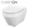 CREA WALL HUNG BOWL CLEANON OVAL WITHOUT TOILET SEAT