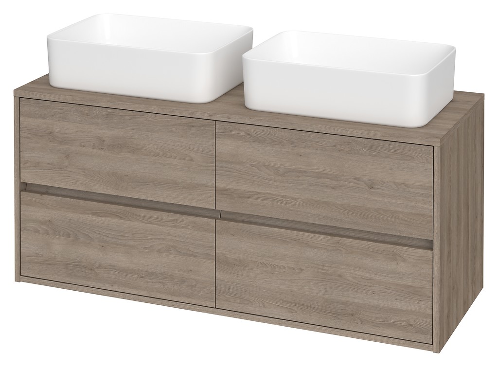 Product_code_S931-004 CREA 120 WASHBASIN CABINET WITH COUNTERTOP OAK